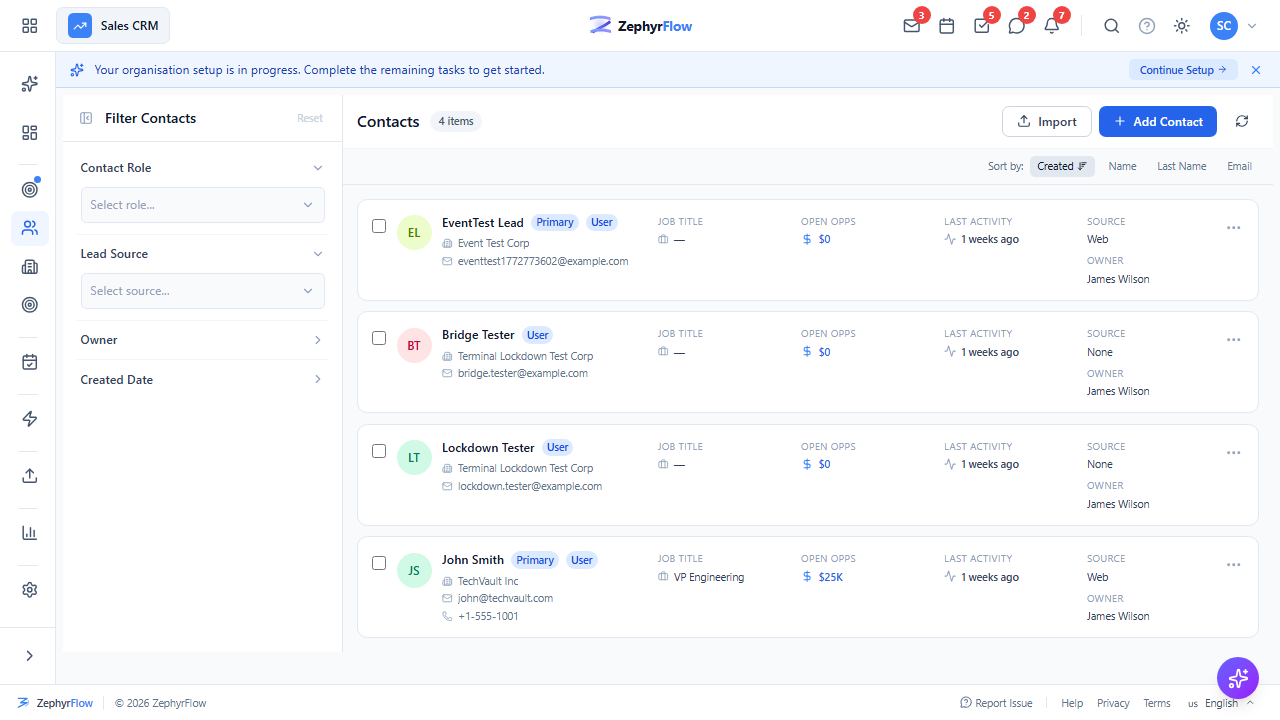 Contact Management
