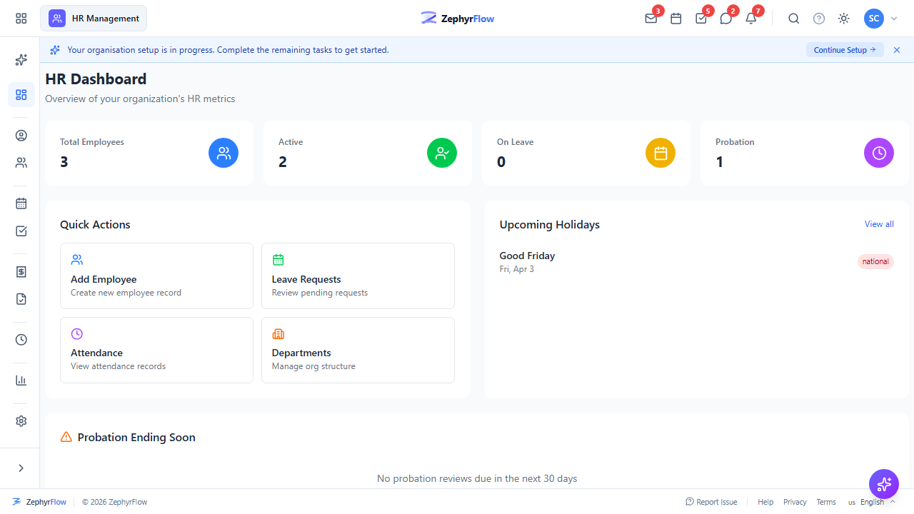 HR & People dashboard