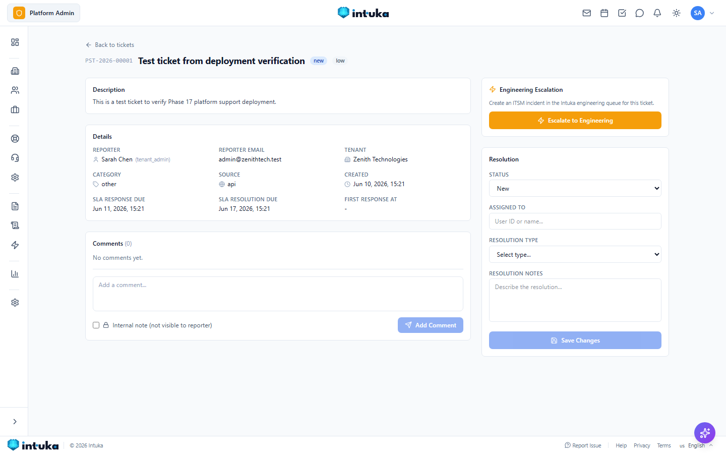 Support Ticket with AI Triage and Debug Briefing